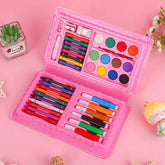 42-piece coloring kit with pencils and markers for kids and adults