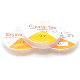 Crystal Tec elastic stretch string cord thread 10 meter for jewelry making and beading crafts