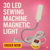 30 LED Magnetic Sewing Machine Light Flexible LED Lamp for Sewing and Tailoring