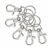 Keychain Set with Swivel Lobster Clasps 5 Pieces – Keychain Making Supplies
