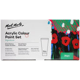 Mont Marte signature acrylic color paint set 24 x 75ml for canvas and creative painting