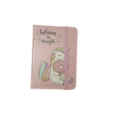 A7 Cute Unicorn-Themed Notebook Diary Set | Magical Design with Elastic Band | Perfect for Kids & Gifts