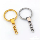 10 Pcs Premium Key Rings 30mm – Heavy Duty Metal Keyrings for Crafts & DIY