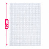 Plastic Canvas Sheet 50cm x 33cm for Bag Making and DIY Crafts