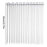 Premium Stainless Steel Knitting Needles for Wool and Yarn Projects