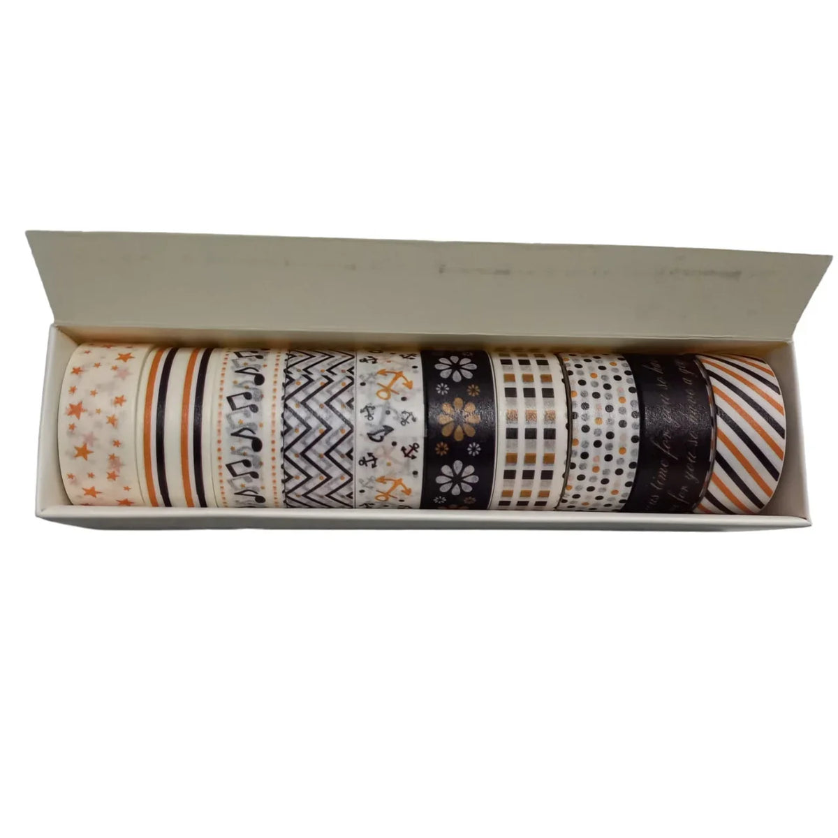 10 rolls decorative washi masking tape set for DIY art crafts, scrapbooking, and creative use