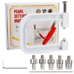 Pearl Setting Machine Hand Press for Beads Rhinestones and Fabric Decoration