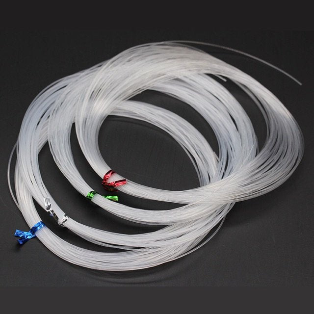 Buy Transparent Fish Wire 0.5/0.6mm at Funoon Stationers. Clear nylon cord ideal for jewelry making, beading, bracelets, necklaces, crafts, and DIY projects.