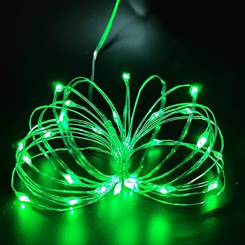 10 feet rainbow firefly string lights cell operated fairy lights for home garden wedding and party decoration
