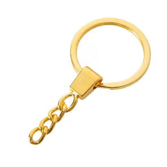 30mm metal key rings pack of 10 heavy-duty keyrings for DIY, jewelry, and craft projects
