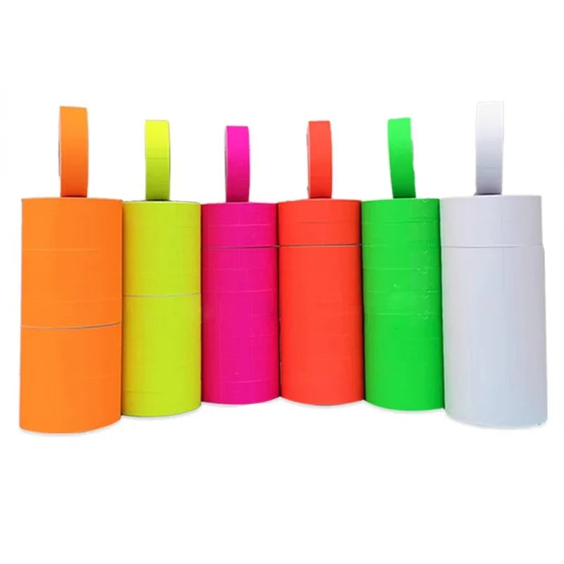 10 Rolls Double Line Price Label Sticker 5000 Pieces for Retail and Shop Use