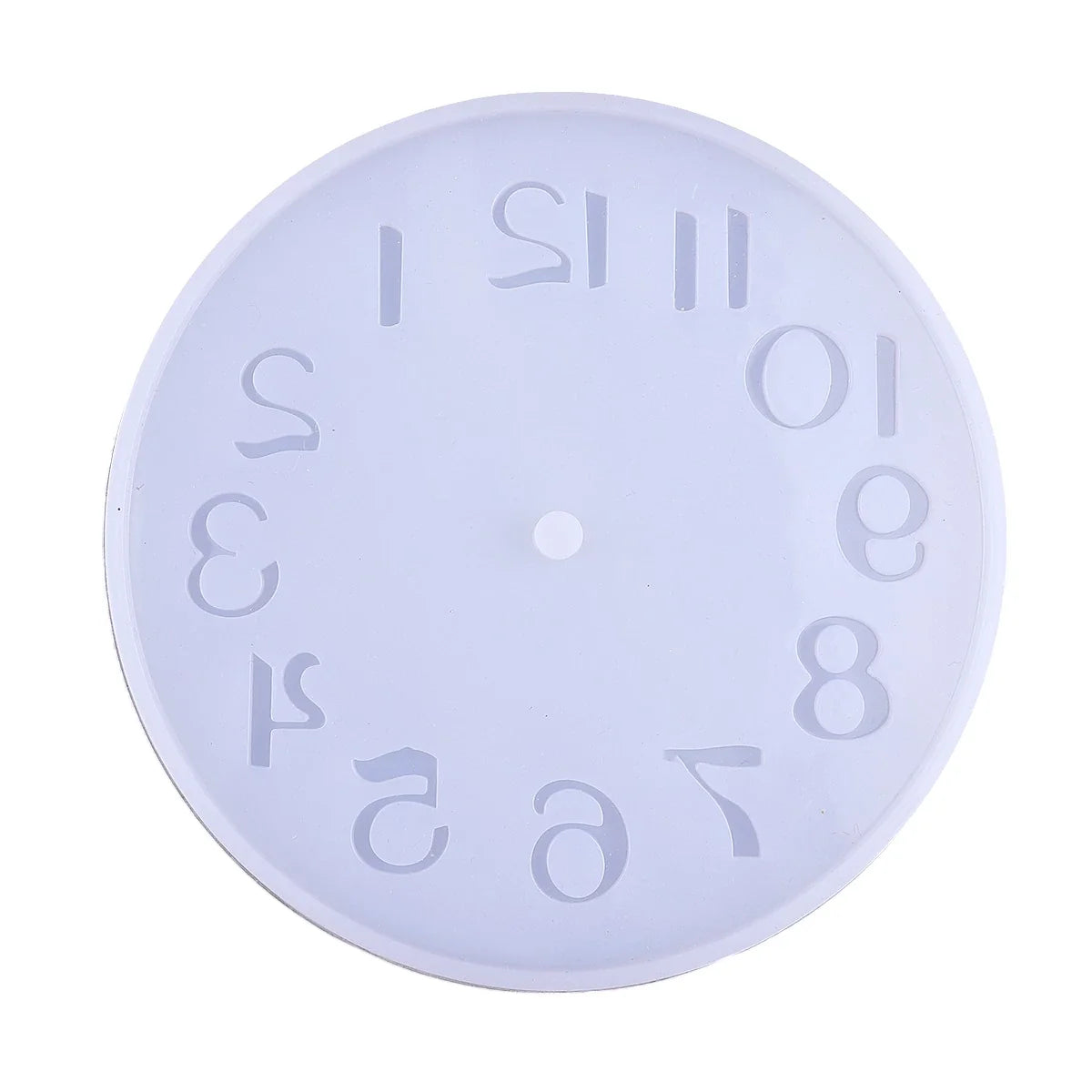 15cm clock silicone mold with Roman numerals for DIY epoxy resin crafts and handmade clocks