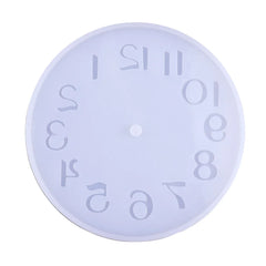 15cm clock silicone mold with Roman numerals for DIY epoxy resin crafts and handmade clocks