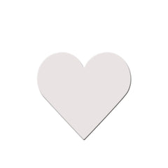 1 Piece Of 4 x 4 - 6x6 - 8 x 8 - 12 X 12 Inches 100% Cotton Primed Stretched Heart Shaped Canvas Board For Acrylic & Oil Painting
