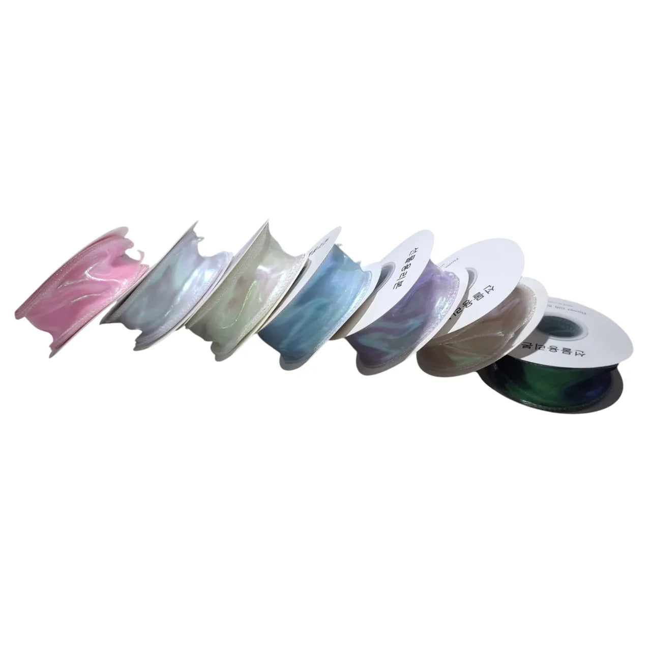 Shimmery 1.5 inch organza ribbon roll, 10-yard decorative ribbon for gift wrapping and craft decoration