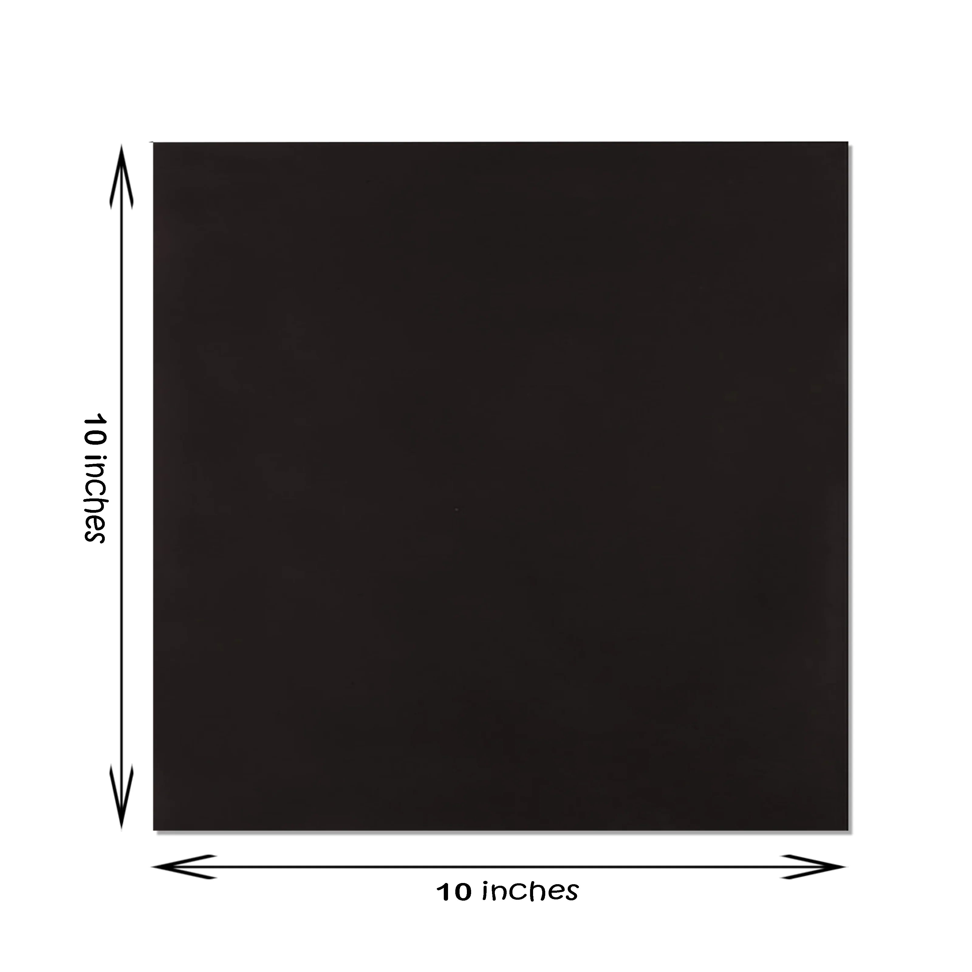Pack of five 10 x 10 inch canvas boards for painting and art projects
