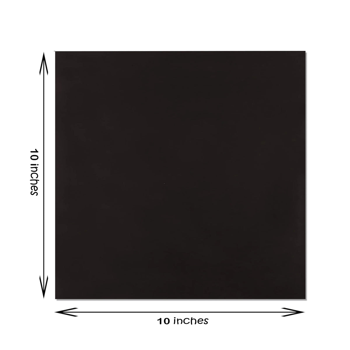 Pack of five 10 x 10 inch canvas boards for painting and art projects
