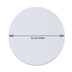 10 x 10 inch round canvas board for painting and art projects