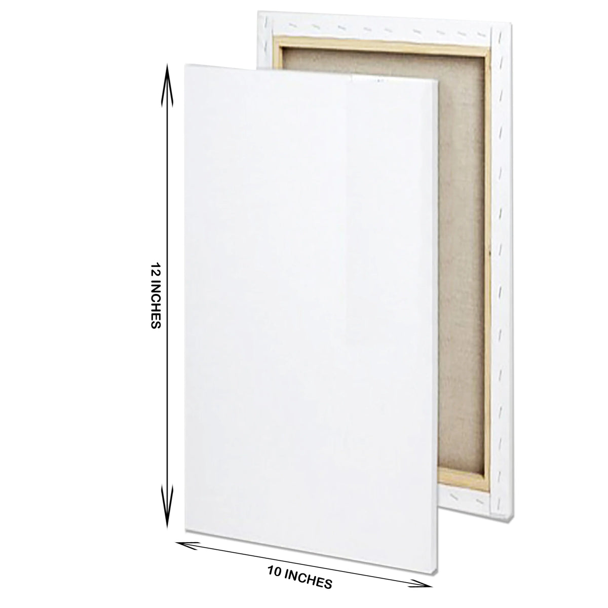 10 x 12 inch rectangular canvas board for painting and art projects