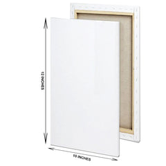 10 x 12 inch rectangular canvas board for painting and art projects