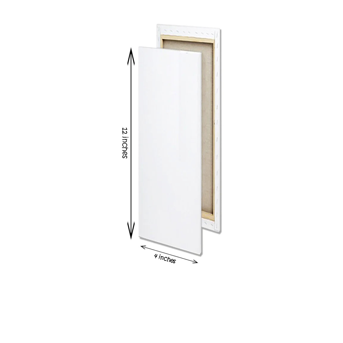4x12 inch canvas board for painting and art projects