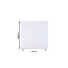 1-piece 4x4 inches canvas board for mini paintings and craft projects