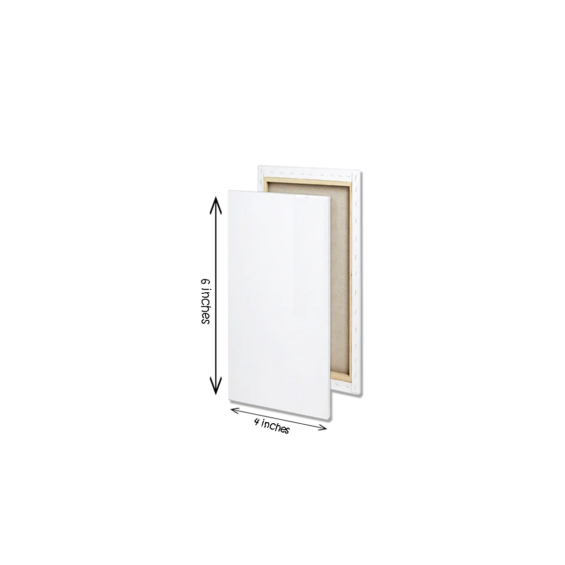4x6 inch canvas board for painting and art projects