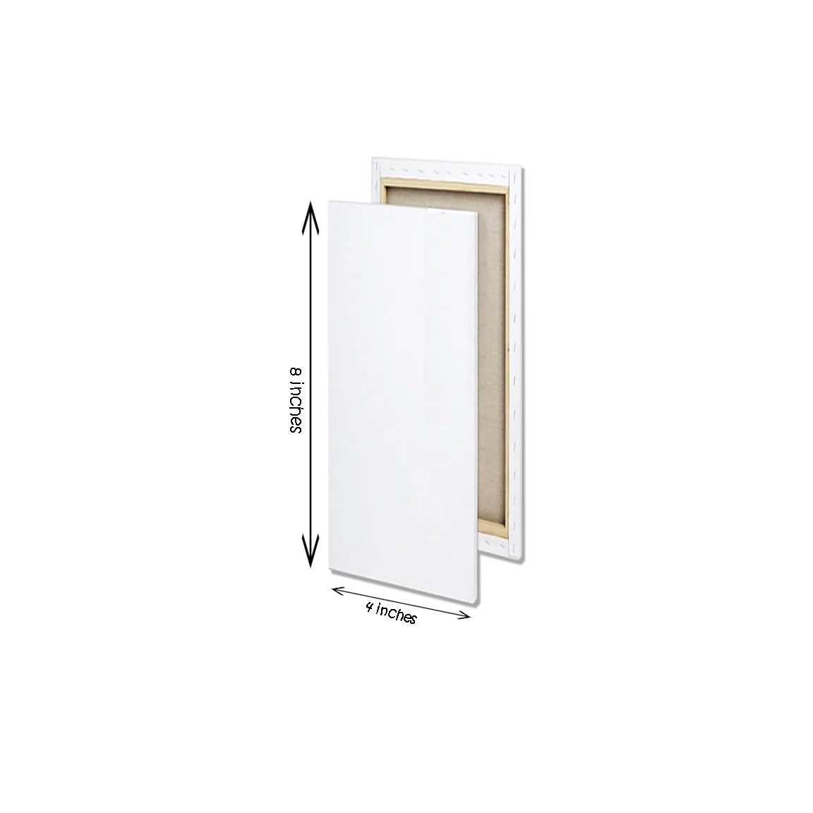 4x8 inch canvas board for painting and art projects