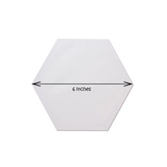 6×6 inches hexagon canvas board for acrylic and oil painting