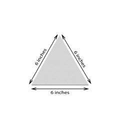 6×6 inches triangle shaped canvas board for acrylic and oil painting