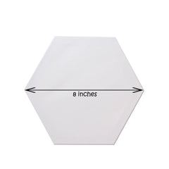 8×8 inches hexagon canvas board for acrylic and oil painting