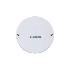 8 x 8 inch round canvas board for painting and art projects