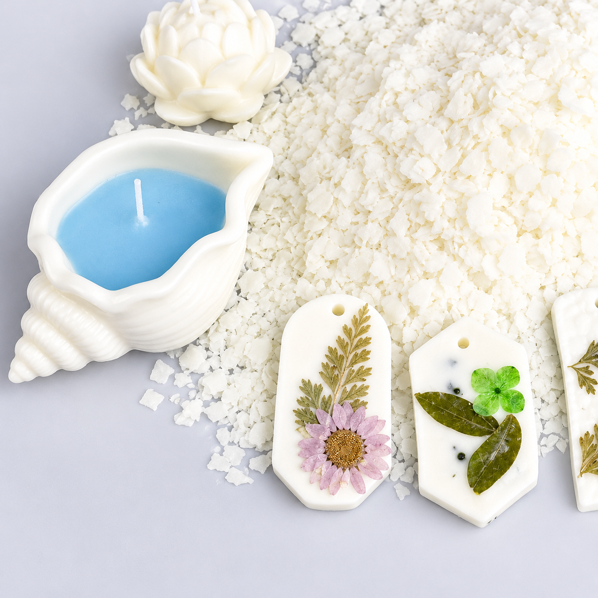 Soy candle wax for DIY candle making and handmade candle crafts