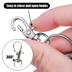 Oval-Shaped Lobster Clasps 5 Pieces for Jewelry and DIY Crafting