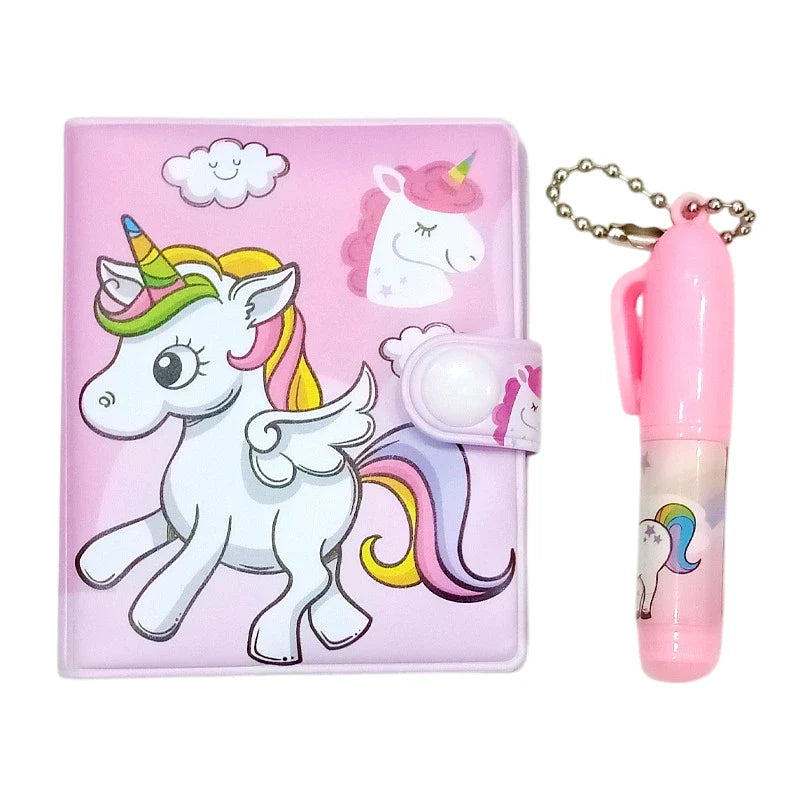 Premium Quality Mini unicorn Autograph Notebook with mini Pen