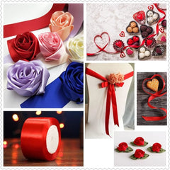 1.5 inch satin ribbon roll 25 yards for gift wrapping and decoration crafts