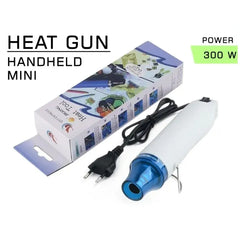 300 watt mini heat gun handheld hot air tool with dual temperature for crafts, shrink wrapping, embossing, resin art, and DIY projects