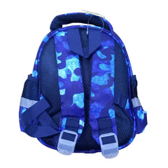Cute Captain America character school bag for kids with adjustable shoulder straps, ideal for playgroup, preschool, kindergarten, school, daycare, and picnic use on a white background.