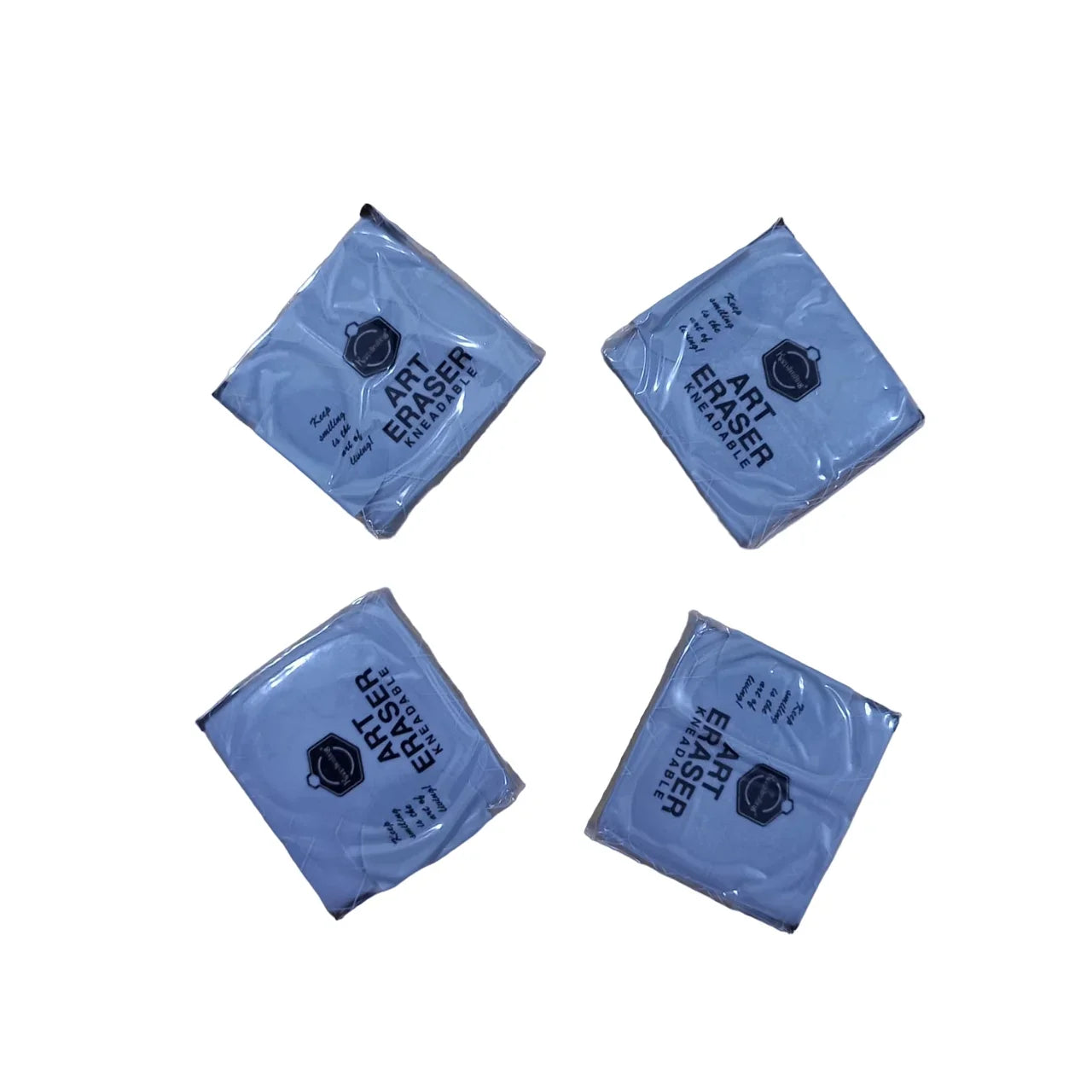 Keep Smiling kneadable eraser for charcoal and pastel sketches, soft moldable artist eraser for precise smudge removal, 1 piece