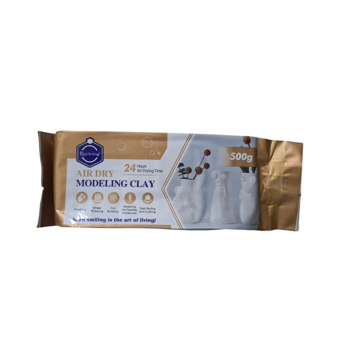Keep Smiling Sculpt Air Dry Modeling Clay 500g