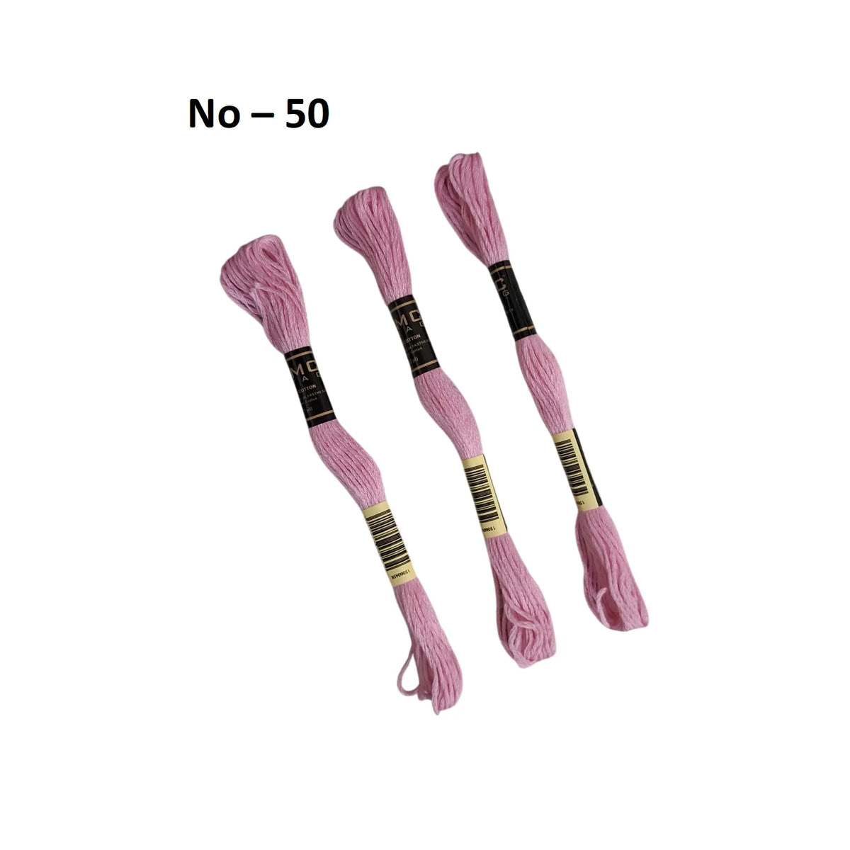 Pack of 5 Embroidery Thread Floss Sets – Multicolor Cotton Embroidery Skeins