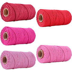 Macrame Cord 3mm – Cotton Cord for Macramé, Crochet & DIY Crafts