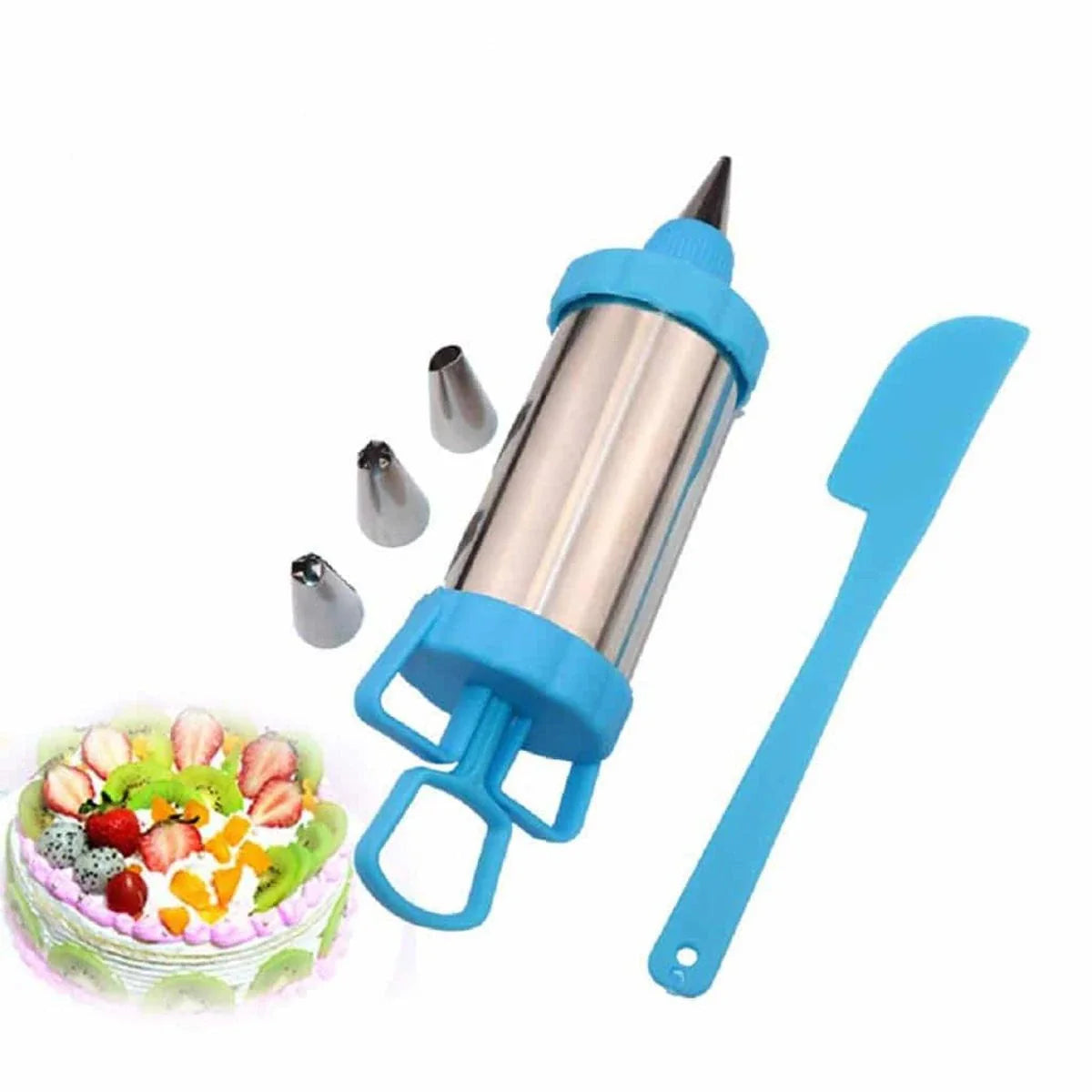 5 pcs cream injection cake and pastry decorator detachable nozzles set