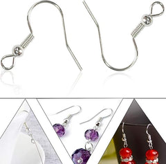 Hypoallergenic Stainless Steel Earring Hooks and Coils for Jewelry Making