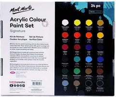 Mont Marte Signature Acrylic Paints Set 24 Pcs x 36ml
