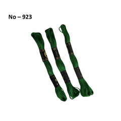Pack of 5 Embroidery Thread Floss Sets – Multicolor Cotton Embroidery Skeins