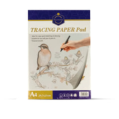 Keep Smiling Tracing Paper Pad 40 Sheet 60GSM - A4 A3 Size