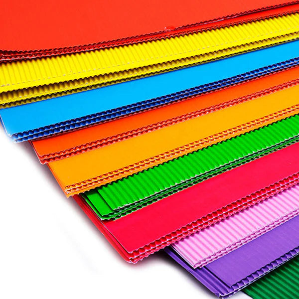 Craft Paper Color A4 Size Colored Corrugated Craft Paper Sheets – Pack of 10 | DIY ...
