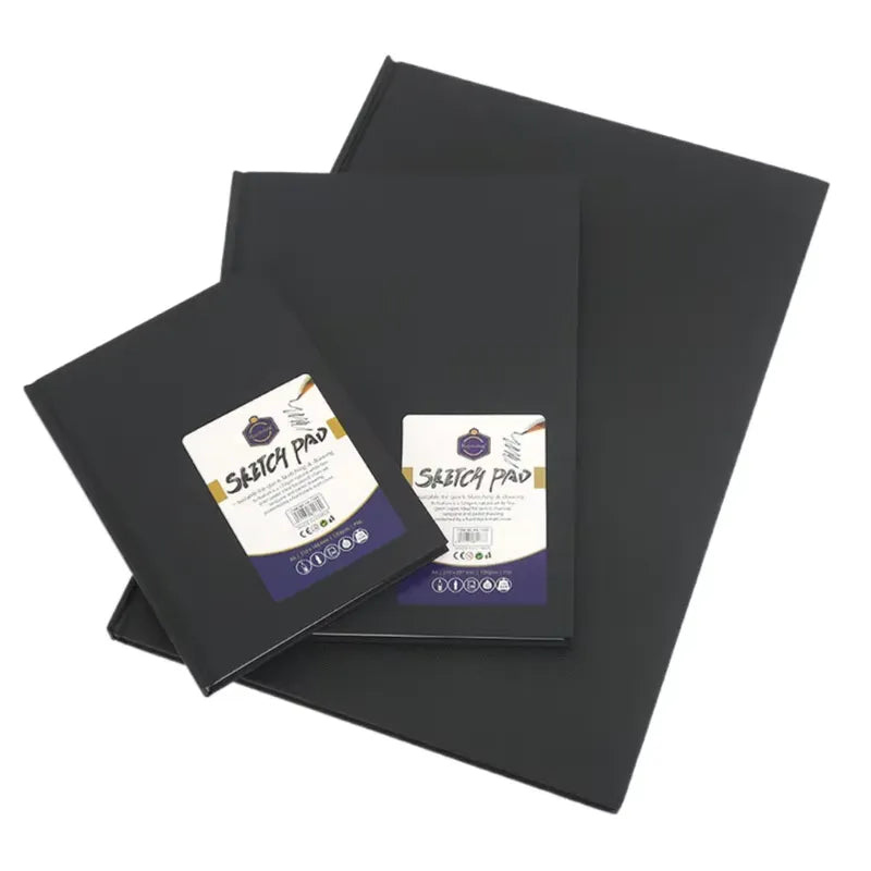 Keep Smiling hard binding sketch book 56 sheets 120gsm cartridge paper in A5 A4 A3 sizes