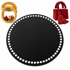 2 Pcs 6 Inch Acrylic Round Bag Bases for Crochet and Handmade Bags